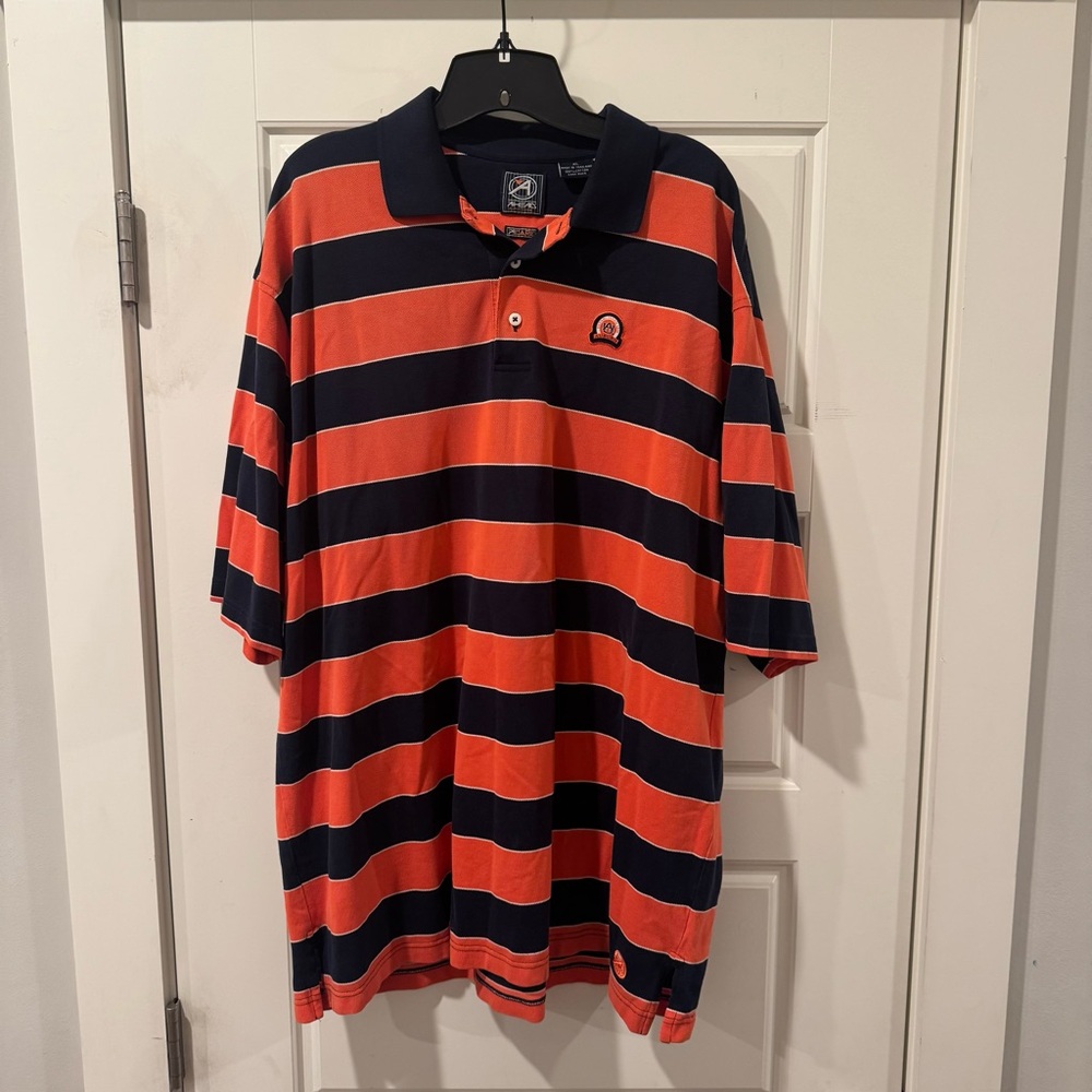 AHEAD Vintage Auburn Tigers Polo Short Sleeve Shirt Men’s‎ XL